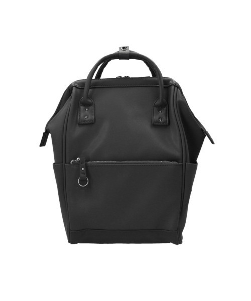 anello(アネロ)の「anello RE:レトロ 口金リュックS(バックパック/リュック・レディース・ネイビー/キャメル/ベージュ系その他/ブラック/アイボリー/グレー・FREE)」の1枚目の写真