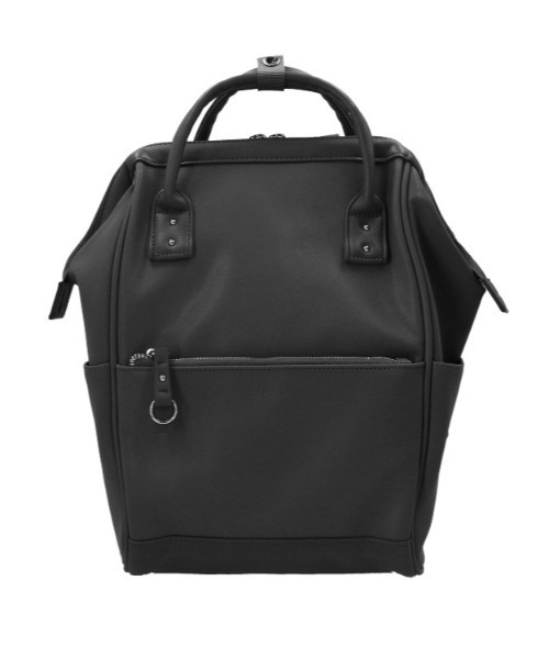 anello(アネロ)の「anello RE:レトロ 口金リュックS(バックパック/リュック・レディース・ネイビー/キャメル/ベージュ系その他/ブラック/アイボリー/グレー・FREE)」の17枚目の写真
