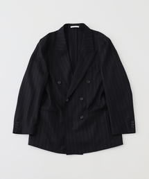 EDIFICE ネイビー ウールジャケット MADE IN JAPAN製 EDIFICE ウールカシミヤジャケット ネイビー 38