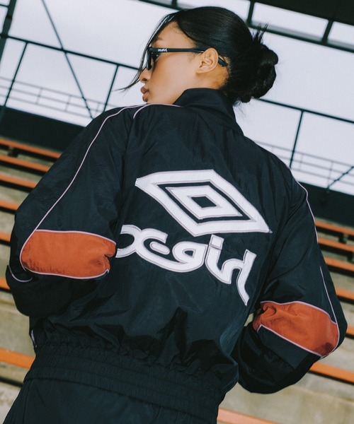 UMBRO（アンブロ）の「X-girl x UMBRO TRACK JACKET（ブルゾン）」 - WEAR