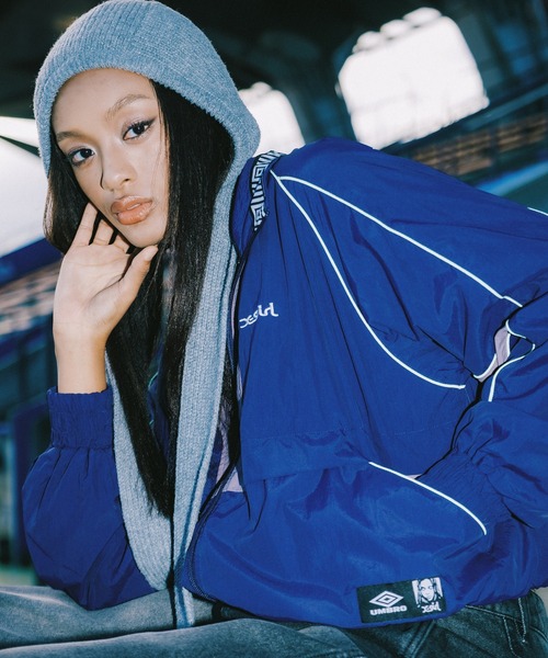 X-girl x UMBRO TRACK JACKET（ブルゾン）｜UMBRO（アンブロ）の