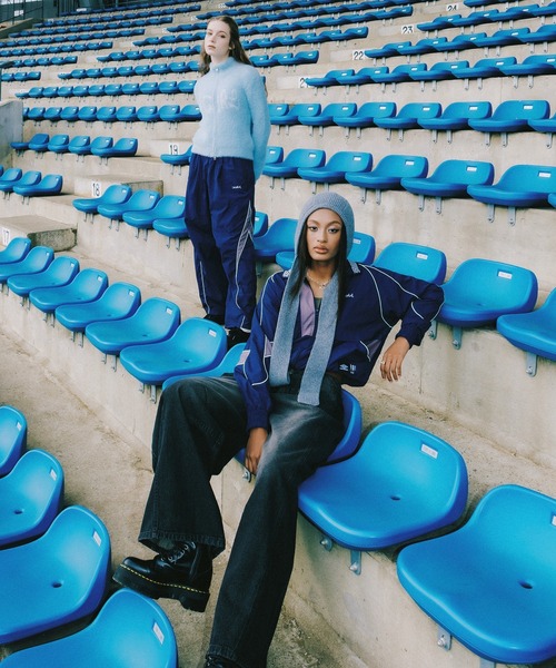 UMBRO（アンブロ）の「X-girl x UMBRO TRACK JACKET（ブルゾン）」 - WEAR