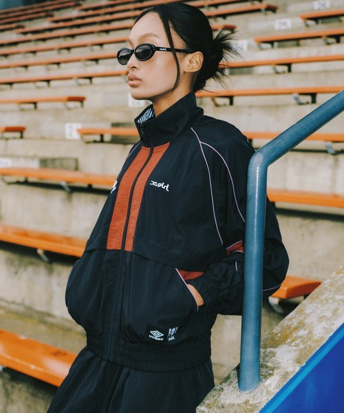 X-girl x UMBRO TRACK JACKET（ブルゾン）｜UMBRO（アンブロ）の