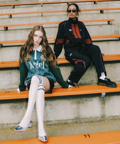X-girl x UMBRO TRACK JACKET（ブルゾン）｜UMBRO（アンブロ）の
