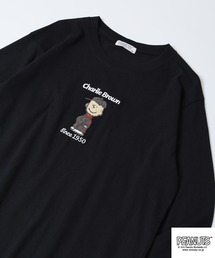 PEANUTS サガラ刺繍長袖Tシャツ