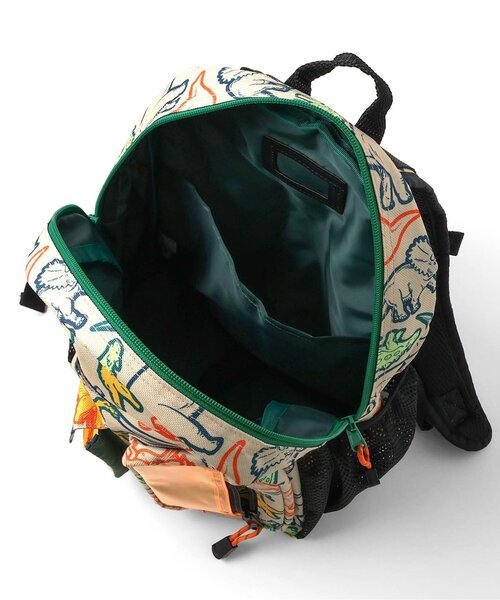 BREEZE(ブリーズ)の「恐竜総柄窓付きリュック(バックパック/リュック・キッズ・ベージュ/ブラック・FREE)」の8枚目の写真