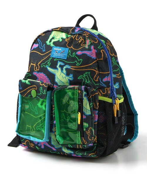 BREEZE(ブリーズ)の「恐竜総柄窓付きリュック(バックパック/リュック・キッズ・ベージュ/ブラック・FREE)」の11枚目の写真