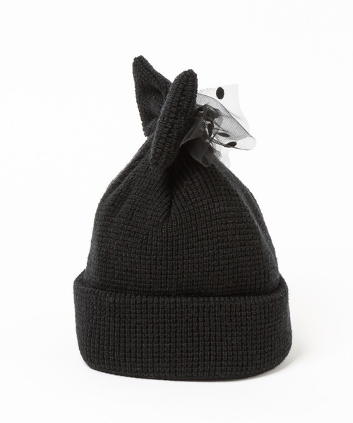 LOWRYS FARM（ローリーズファーム）の「チュールリボンワッチ　587935（ニットキャップ/ビーニー・キッズ・レッド/ブラック/オフホワイト/グレー・FREE）」の18枚目の写真