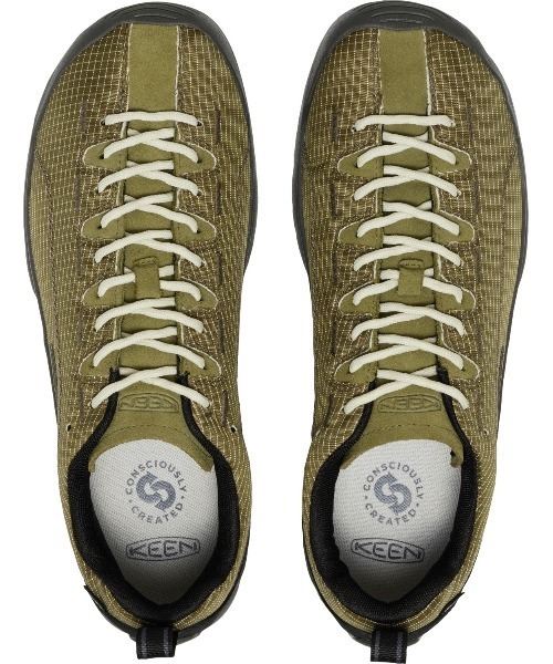 KEEN(キーン)の「JASPER NYLON WP / ジャスパー ナイロン ウォータープルーフ / メンズ 防水スニーカー(スニーカー・メンズ・オリーブ・25.5cm/26cm/26.5cm/27cm/27.5cm/28cm/28.5cm/29cm/30cm/25cm)」の6枚目の写真