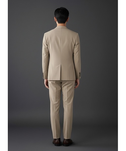 Perfect Suit FActory（パーフェクトスーツファクトリー）の「《WASH set up》WEB限定セットアップスーツ【utilityモデル】無地　ベージュ（セットアップ・メンズ・ベージュ・S/M/L/LL）」の12枚目の写真