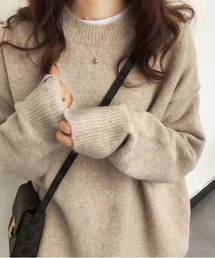 ゆるふわ暖か万能ニットトップス