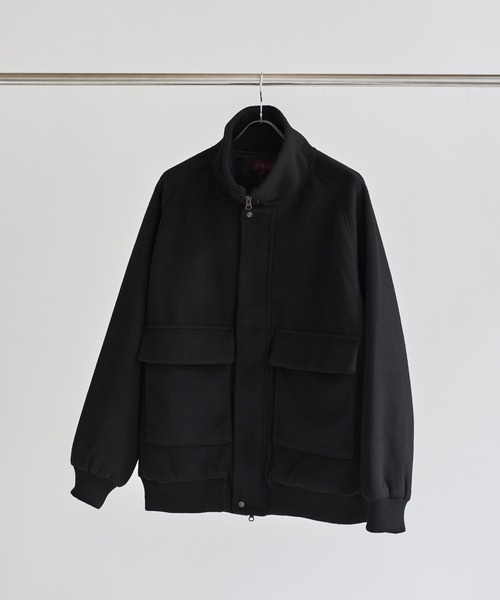 セール】ウール混メルトンダービーブルゾン（ブルゾン）｜ETELIO