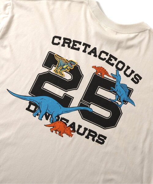 BREEZE（ブリーズ）の「【リンク】福井県立恐竜博物館コラボ ナンバーロンT(大人)（Tシャツ/カットソー・メンズ・オフホワイト/ブラック・LARGE/MEDIUM/SMALL）」の15枚目の写真
