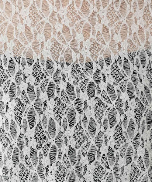 GLOBAL WORK（グローバルワーク）の「ストレッチ総レースプルオーバー長袖/580886（Tシャツ/カットソー・レディース・ブラック/ホワイト・LARGE/MEDIUM）」の20枚目の写真