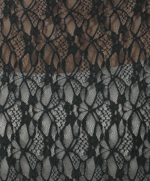 GLOBAL WORK（グローバルワーク）の「ストレッチ総レースプルオーバー長袖/580886（Tシャツ/カットソー・レディース・ブラック/ホワイト・LARGE/MEDIUM）」の21枚目の写真