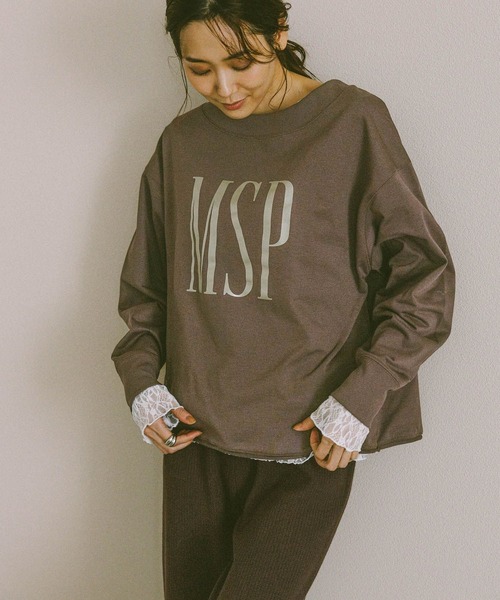 GLOBAL WORK（グローバルワーク）の「ストレッチ総レースプルオーバー長袖/580886（Tシャツ/カットソー・レディース・ブラック/ホワイト・LARGE/MEDIUM）」の22枚目の写真