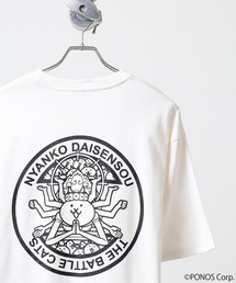 にゃんこ大戦争 オーバーサイズ半袖Tシャツ