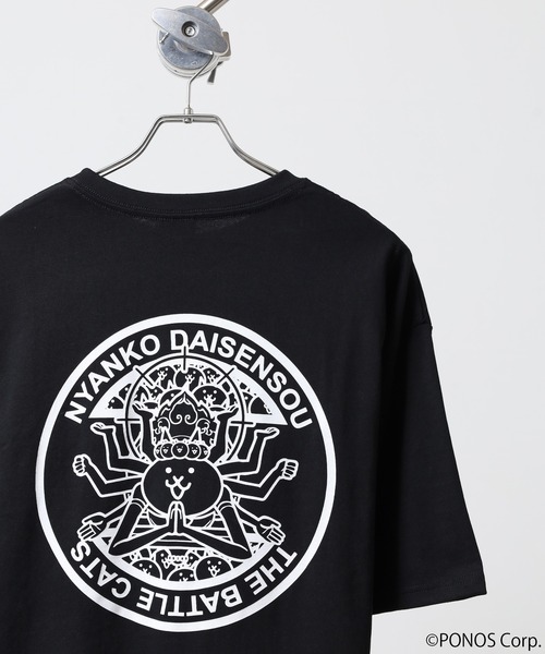 にゃんこ大戦争 オーバーサイズ半袖Tシャツ（Tシャツ/カットソー