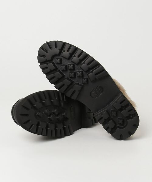 CAMINANDO（カミナンド）の「CAMINANDO/カミナンド　SHEARING-LINED BIT MULE　22115W　ファー　ビットミュール（ローファー・レディース・ブラック・36/38/37）」の2枚目の写真