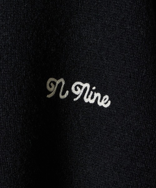 NUMBER (N)INE（ナンバーナイン）の「SHETLAND WOOL VINTAGE GAZETTE KNIT SWEATER / シェットランド ウール 100% ヴィンテージ ガゼット クルーネック ニット セーター（ニット/セーター・メンズ・ブラック/オートミール・4/3/2）」の6枚目の写真