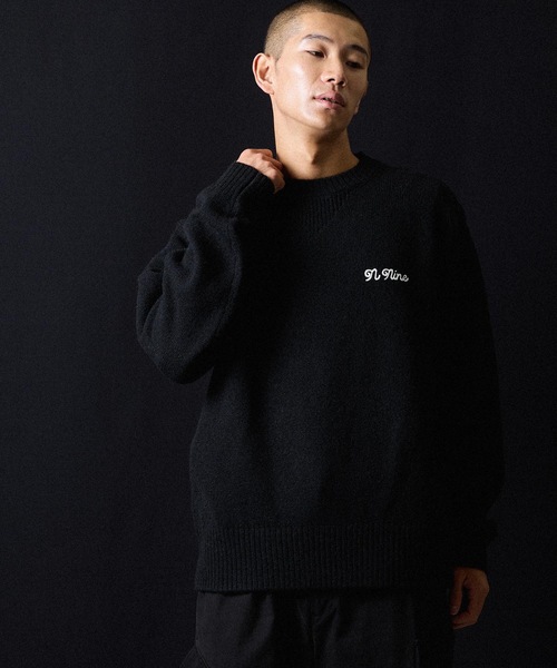 SHETLAND WOOL VINTAGE GAZETTE KNIT SWEATER / シェットランド ウール