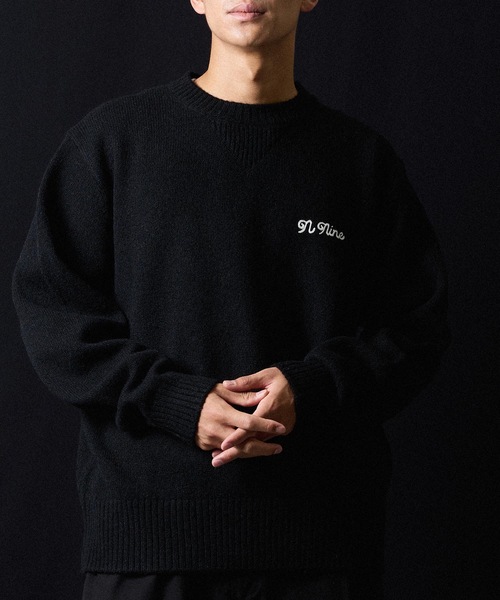 SHETLAND WOOL VINTAGE GAZETTE KNIT SWEATER / シェットランド ウール