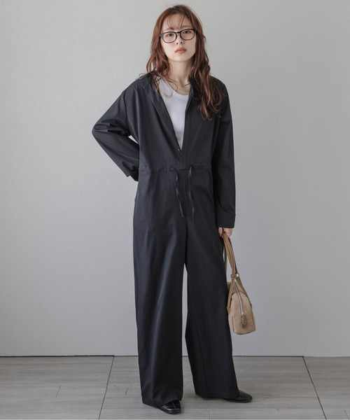 SUGAR BISKET（シュガービスケット）の「ウエストドロストオールインワン（つなぎ/オールインワン・レディース・アイボリー/カーキ/ブラック/ブラウン・フリー）」の20枚目の写真