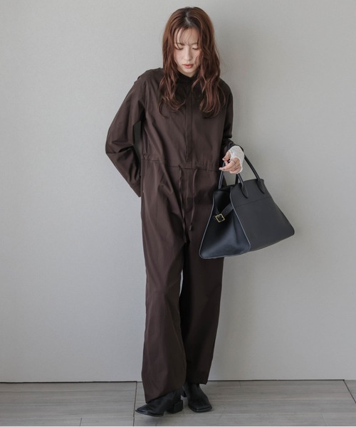 SUGAR BISKET（シュガービスケット）の「ウエストドロストオールインワン（つなぎ/オールインワン・レディース・アイボリー/カーキ/ブラック/ブラウン・フリー）」の7枚目の写真