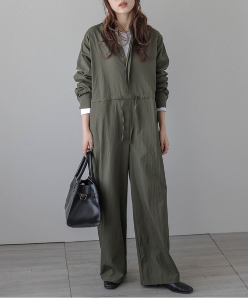 SUGAR BISKET（シュガービスケット）の「ウエストドロストオールインワン（つなぎ/オールインワン・レディース・アイボリー/カーキ/ブラック/ブラウン・フリー）」の11枚目の写真