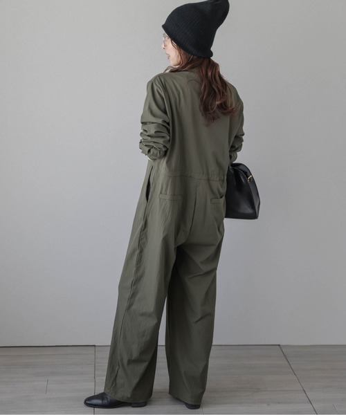 SUGAR BISKET（シュガービスケット）の「ウエストドロストオールインワン（つなぎ/オールインワン・レディース・アイボリー/カーキ/ブラック/ブラウン・フリー）」の13枚目の写真