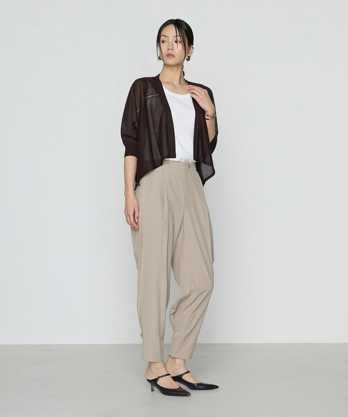 Gabardine K.T（ギャバジンケーティー）の「【2WAY】トリアセタイプライター ワイドパンツ（その他パンツ・レディース・ライトグレー・9号）」の7枚目の写真