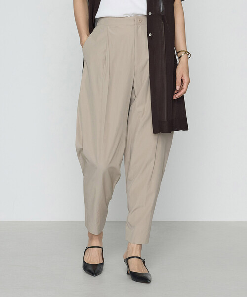 Gabardine K.T（ギャバジンケーティー）の「【2WAY】トリアセタイプライター ワイドパンツ（その他パンツ・レディース・ライトグレー・9号）」の9枚目の写真