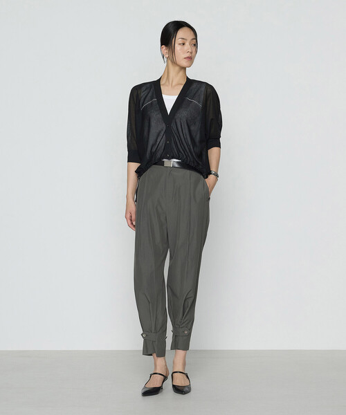 Gabardine K.T（ギャバジンケーティー）の「【2WAY】トリアセタイプライター ワイドパンツ（その他パンツ・レディース・ライトグレー・9号）」の14枚目の写真