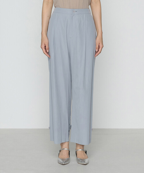 Gabardine K.T（ギャバジンケーティー）の「【2WAY】トリアセタイプライター ワイドパンツ（その他パンツ・レディース・ライトグレー・9号）」の18枚目の写真