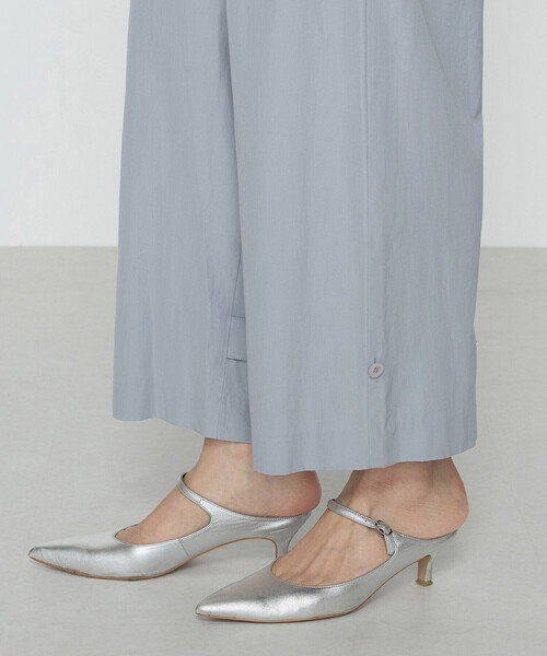 Gabardine K.T(ギャバジンケーティー)の「【2WAY】トリアセタイプライター ワイドパンツ(その他パンツ・レディース・ライトグレー/ベージュ/ブラック・9号/7号)」の9枚目の写真