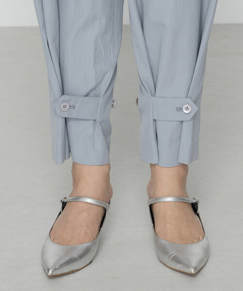 Gabardine K.T(ギャバジンケーティー)の「【2WAY】トリアセタイプライター ワイドパンツ(その他パンツ・レディース・ライトグレー/ベージュ/ブラック・9号/7号)」の8枚目の写真