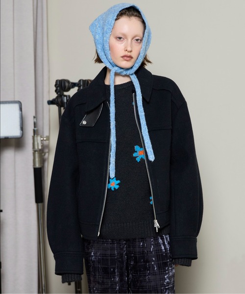 Soutien Collar Blouson / ステンカラーブルゾン（ブルゾン）｜MAISON