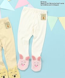 Disney（ディズニー）の「ディズニーキャラクター/くまのプーさん/つま先モチーフタイツ（ベビーシューズ/ベビーソックス）」