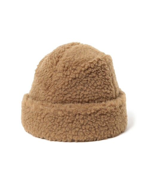 fennica（フェニカ）の「cableami / BOA TOQUE ボアハット（ハット・レディース・オリーブ/ブラウン系その他2/ネイビー・M/L）」の2枚目の写真