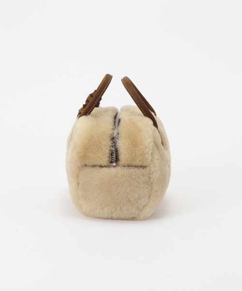 MARGE SHERWOOD(マージシャーウッド)の「【Geek Office / ギークオフィス】MARGESHERWOOD / SOFT BOWLING BAG MINI(ハンドバッグ・レディース・ベージュ・FREE)」の2枚目の写真