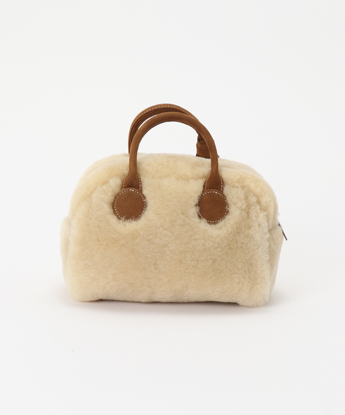 MARGE SHERWOOD(マージシャーウッド)の「【Geek Office / ギークオフィス】MARGESHERWOOD / SOFT BOWLING BAG MINI(ハンドバッグ・レディース・ベージュ・FREE)」の3枚目の写真