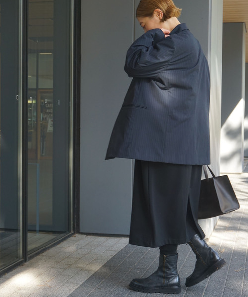 JOURNAL STANDARD LUXE（ジャーナルスタンダード　ラックス）の「TRナカワタ ジャケット（テーラードジャケット・レディース・ネイビー/ブラック・FREE）」の7枚目の写真