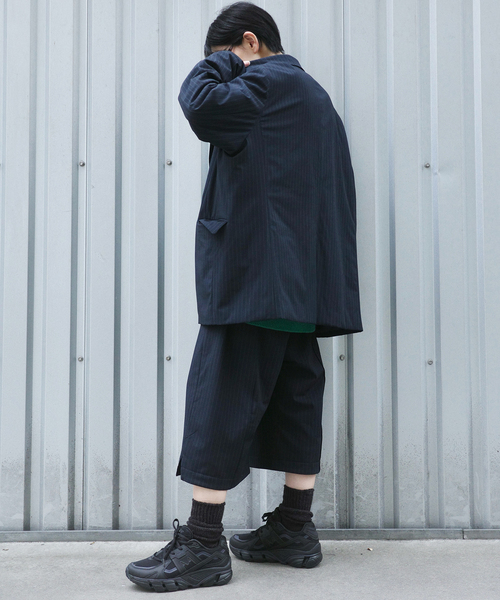 JOURNAL STANDARD LUXE（ジャーナルスタンダード　ラックス）の「TRナカワタ ジャケット（テーラードジャケット・レディース・ネイビー/ブラック・FREE）」の11枚目の写真