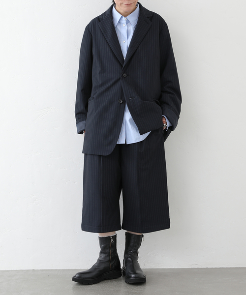 JOURNAL STANDARD LUXE（ジャーナルスタンダード　ラックス）の「TRナカワタ ジャケット（テーラードジャケット・レディース・ネイビー/ブラック・FREE）」の13枚目の写真