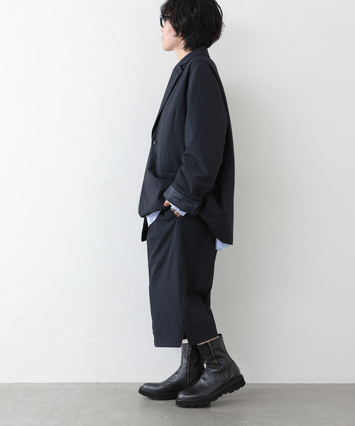 JOURNAL STANDARD LUXE（ジャーナルスタンダード　ラックス）の「TRナカワタ ジャケット（テーラードジャケット・レディース・ネイビー/ブラック・FREE）」の14枚目の写真