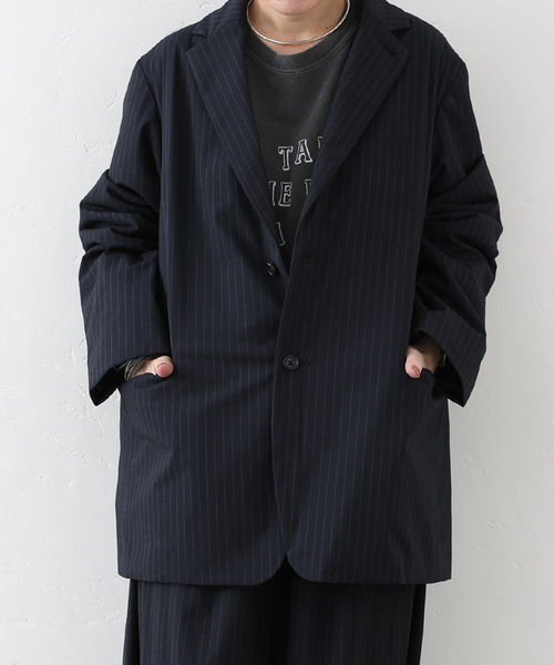 JOURNAL STANDARD LUXE（ジャーナルスタンダード　ラックス）の「TRナカワタ ジャケット（テーラードジャケット・レディース・ネイビー/ブラック・FREE）」の18枚目の写真