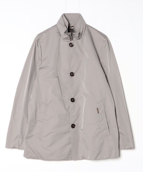 MOORER（ムーレー）の「MOORER BERNINI-KM ムーレー ベルニーニ ハーフコート（ステンカラーコート・メンズ・ベージュ系2/ブルー/グレー系2・50/52）」の2枚目の写真
