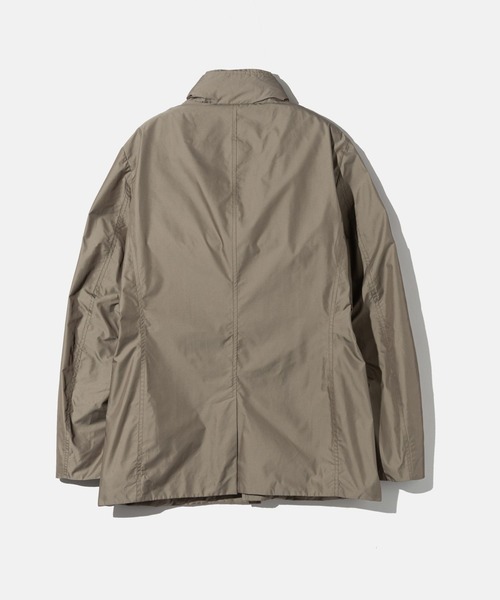 MOORER（ムーレー）の「MOORER BERNINI-KM ムーレー ベルニーニ ハーフコート（ステンカラーコート・メンズ・ベージュ系2/ブルー/グレー系2・50/52）」の4枚目の写真