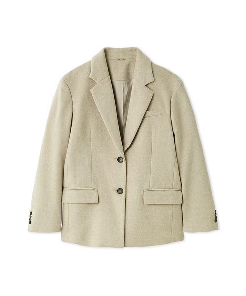 SNIDEL(スナイデル)の「オーバーサイズコートジャケット(テーラードジャケット・レディース・グレー/ベージュ/チェック・0/1)」の22枚目の写真