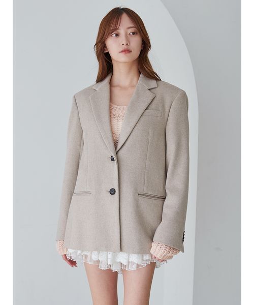 セール】オーバーサイズコートジャケット（テーラードジャケット